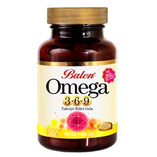 Balen Omega 3-6-9 Yumuşak Kapsül 1585 mg*100 Kapsül Omega 3 6 9