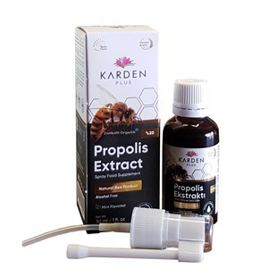 Karden Sıvı Propolis Ekstraktı Sprey Uçlu Su Bazlı Nane Aromalı Saf Propolis Extract 30 ml.